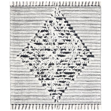 Safavieh 6 x 6 ft. Global Vermont Square Rug Ivory & Black VRM502A-6SQ